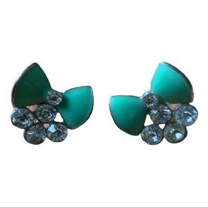 Vintage Tiffany like bow‎ earrings